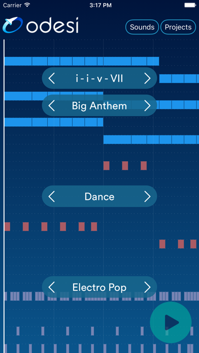 Odesi Chords – Create Rhythms, Basslines, Chord Progressions – Appmuse